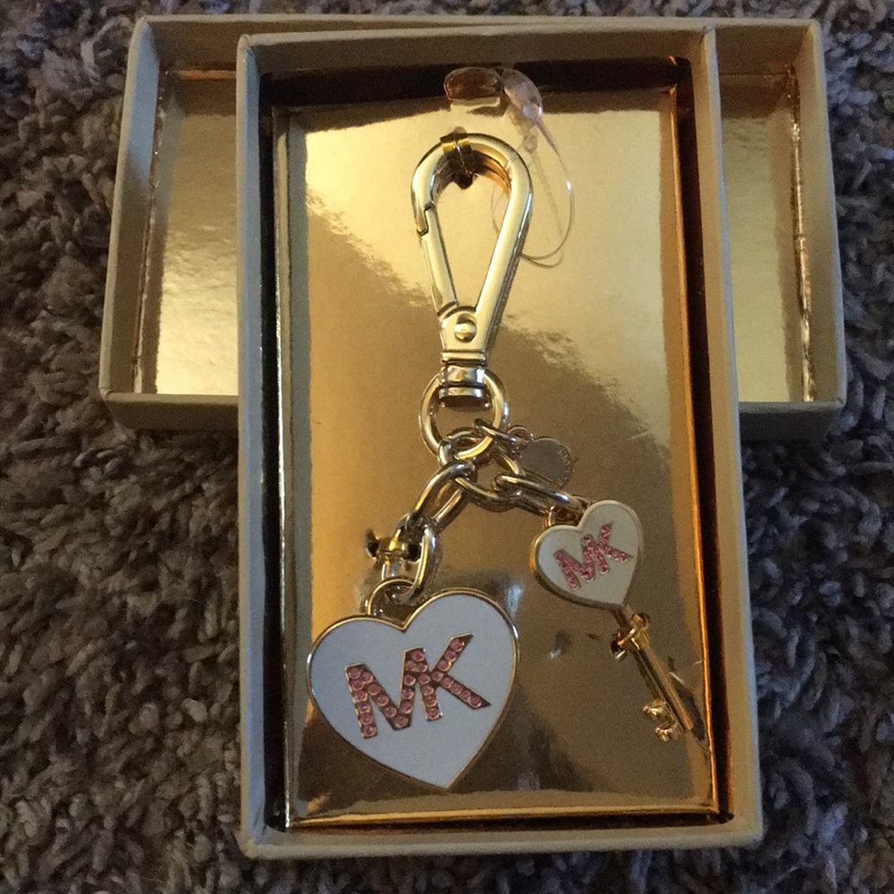 Michael kors gold keychain